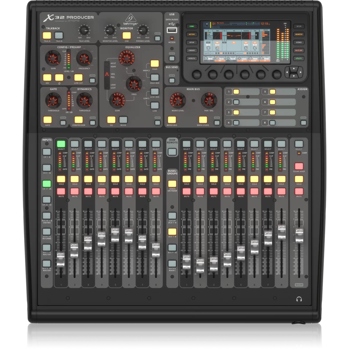Behringer X32 Producer 40-канальный цифровой микшер купить в